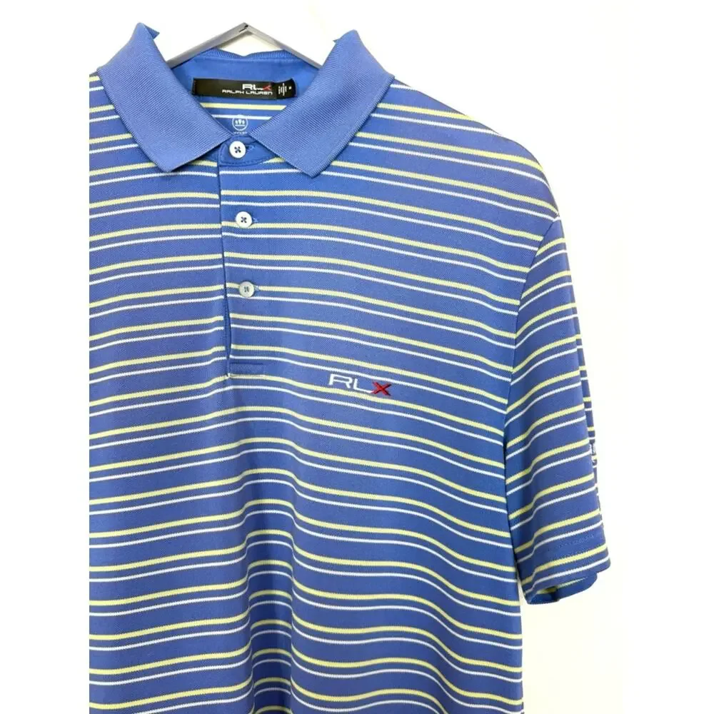RLX Ralph Lauren Striped Polo Shirt PGA TPC Sawgrass